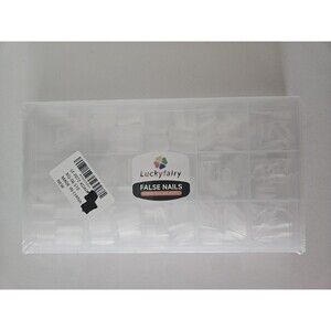 Luckyfairy Short Square Nail Tips Soft Gel Nails Tips 504pcs  15 Sizes